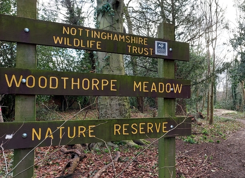 Woodthorpe Meadow sign