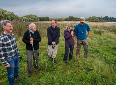 Volunteering on a reserve